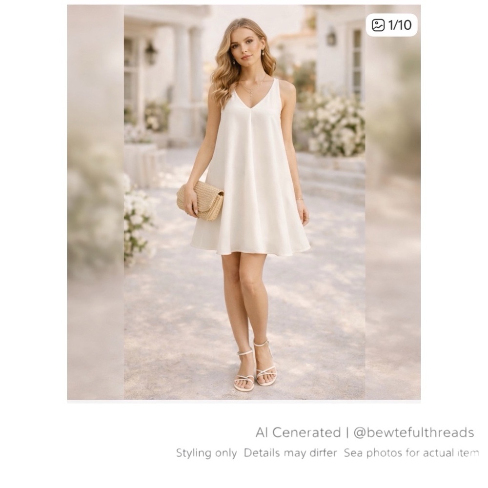 Zara Cream Slip Dress Coastal Quiet Luxury Old Money Minimalist